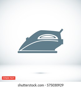 iron icon, vector best flat icon, EPS