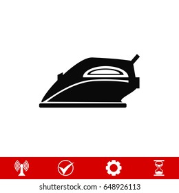 iron icon, vector best flat icon, EPS