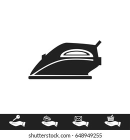 iron icon, vector best flat icon, EPS