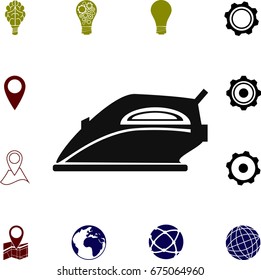 iron icon, vector best flat icon, EPS