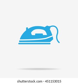 Iron icon. Vector concept illustration for design.