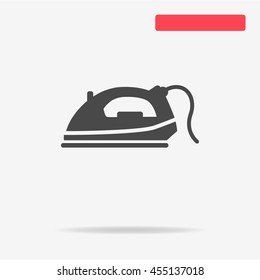 Iron icon. Vector concept illustration for design.