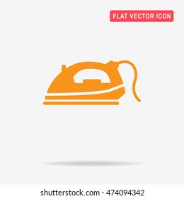 Iron icon. Vector concept illustration for design.