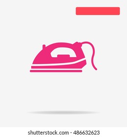 Iron icon. Vector concept illustration for design.