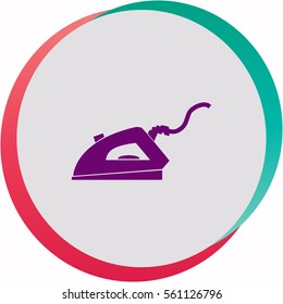 Iron  icon. Vector design.