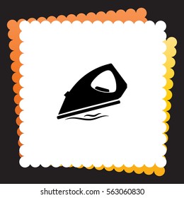 Iron  icon. Vector design.