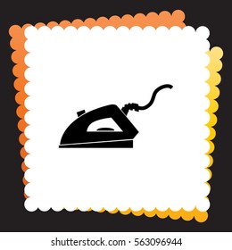 Iron  icon. Vector design.