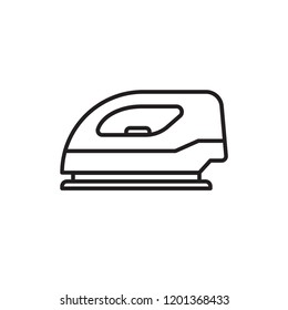 iron icon vector. electric appliances icon line style