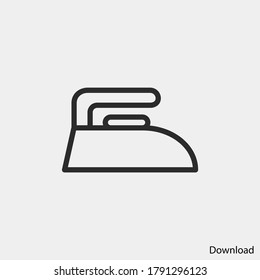 Iron icon vector eps 10