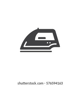 Iron icon vector, filled flat sign, solid pictogram isolated on white. Symbol, logo illustration