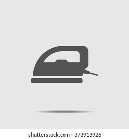 iron Icon vector flat design