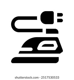 iron icon. vector glyph icon for your website, mobile, presentation, and logo design.