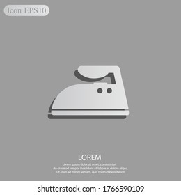 iron Icon. Vector illustration EPS 10.