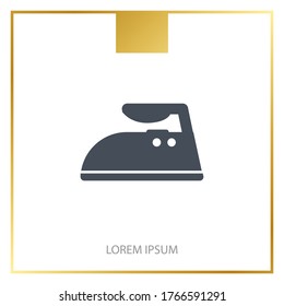 iron Icon. Vector illustration EPS 10.