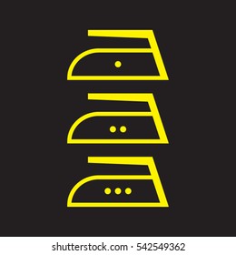 iron, icon, vector illustration eps10