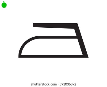iron, icon, vector illustration eps10