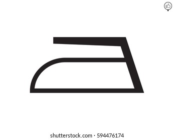 iron, icon, vector illustration eps10