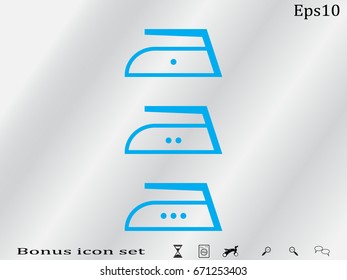 iron, icon, vector illustration eps10