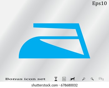 iron, icon, vector illustration eps10