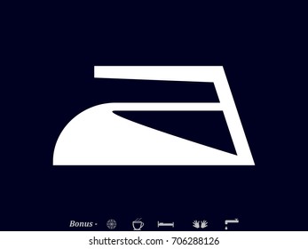 iron, icon, vector illustration eps10