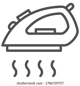 Iron icon vector illustration flat 