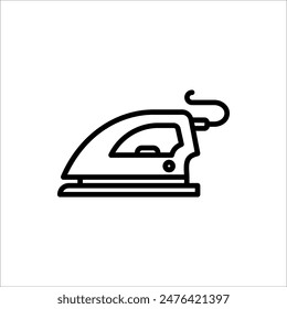 Iron icon. Vector illustration for web design. Isolated on a white background.