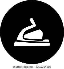 iron icon vector isolate on white background