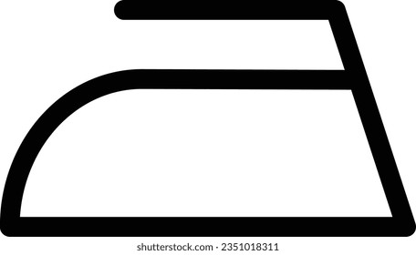 Iron icon vector isolated on white background . Clothes iron icon