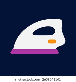 Icono de hierro. Signo lineal de Vector, símbolo, logotipo de hierro para el concepto móvil y el Diseño web.