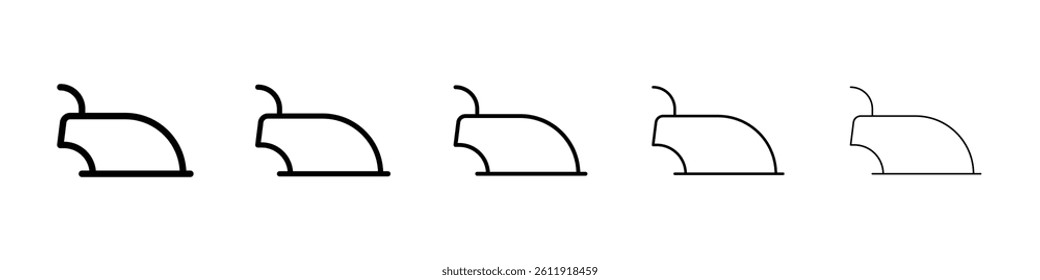 Iron icon Vector logo sign