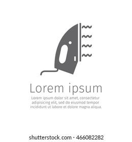 Iron icon. Vector signs for web graphics. Logo design.