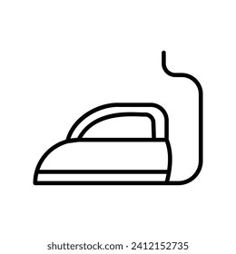 icono de hierro con ilustración de material vectorial de fondo blanco