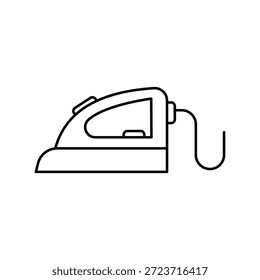 Icono de hierro con fondo blanco Ilustración de stock de Vector
