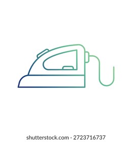 Icono de hierro con fondo blanco Ilustración de stock de Vector