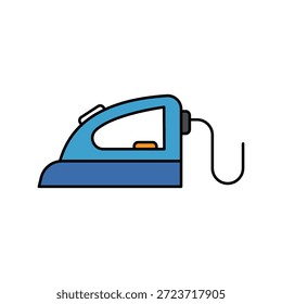 Icono de hierro con fondo blanco Ilustración de stock de Vector