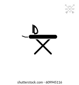 Iron and ironing board