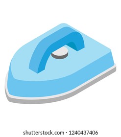 Iron isometric  icon design