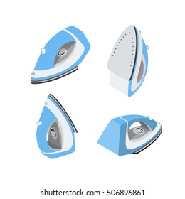 iron Isometric Vector Illustration Created For Mobile, Web, Decor, Print Products, Application on white background