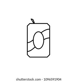 iron jar of juice icon. Element of food icon for mobile concept and web apps. Thin line iron jar of juice icon can be used for web and mobile on white background