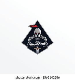
iron knight esport logo design