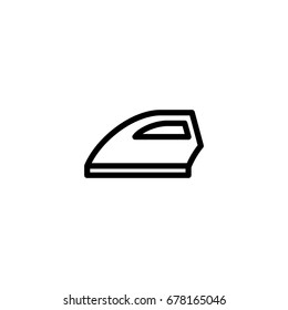 iron laundry line back icon