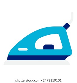 Iron laundry shop icon illustration