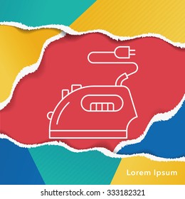 iron line icon