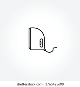iron line icon. iron for clothes iron isolated line icon