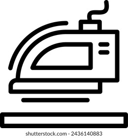 Iron Line Icon Vector Design
