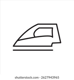eiserne Linie, Symbol, Vektor auf weißem Hintergrund.