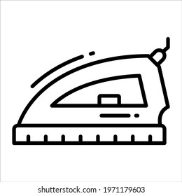 Iron line vector Icon. that can be easily modified or edit