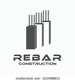 iron logo design for construction and building