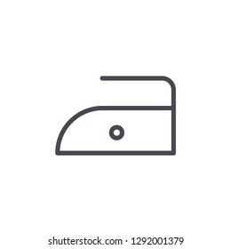 Iron low temperature icon isolated on white background. Laundry symbol modern, simple, vector, icon for website design, mobile app, ui. Vector Illustration
