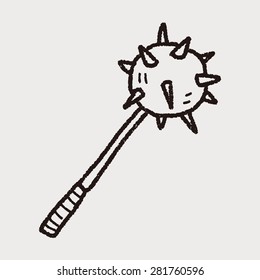 iron mace doodle